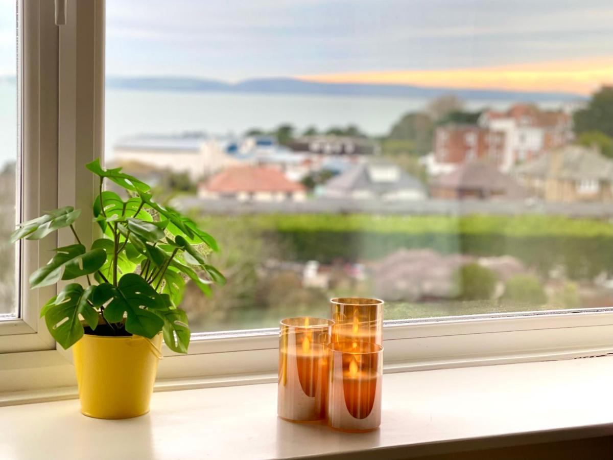 Sea View Family Stay By Beach Gym & Parking Bornemouth Extérieur photo
